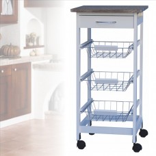 CARRELLO DA CUCINA HARMONY 3 RIP+1 CASS.37*37*76CM